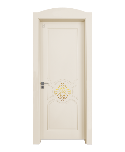 BY-155 Porte intérieure Laqué Vitrée